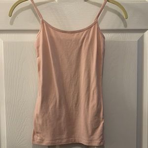 AEROPOSTALE FAVORITE CAMI SZ XS PALE BLUSH COTTON/SPANDEX